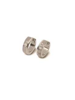 Boccia Titanium Ohrschmuck-CREOLE 16mm Titan Brillant 0539-13