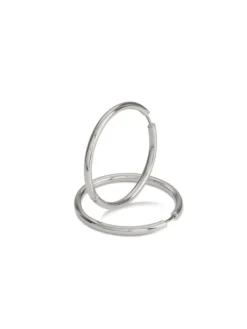 Boccia Titanium Ohrschmuck-CREOLE 39mm Titan 05070-01