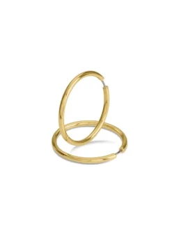 Boccia Titanium Ohrschmuck-CREOLE 39mm Titan goldf. 05070-02