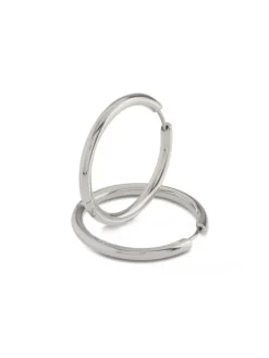 Boccia Titanium Ohrschmuck-CREOLE 31mm Titan 05073-01