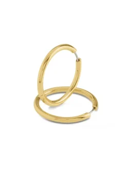 Boccia Titanium Ohrschmuck-CREOLE 31mm Titan goldf. 05073-02