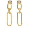 Boccia Titanium Ohrschmuck-Ohrhänger Titan Glieder goldf. 05069-02