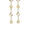 Boccia Titanium Ohrschmuck-Ohrhänger Titan Plättchen goldf. 05063-02