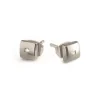Boccia Titanium Ohrschmuck-Ohrstecker Titan eckig Brillant 05050-02