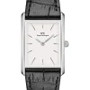 Daniel Wellington Damenuhren-Bound 35 mm Black Crocodile Silver DW00100697