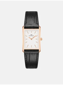 Daniel Wellington Damenuhren-Bound 32 mm Black Crocodile roseg. DW00100693