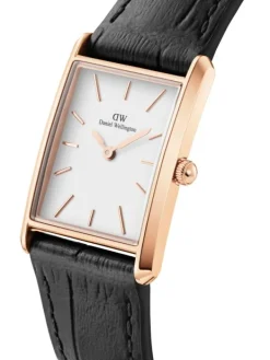 Daniel Wellington Damenuhren-Bound 32 mm Black Crocodile roseg. DW00100693