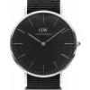 Daniel Wellington Herrenuhren-Cl. Bl Cornwall silberf. 40 mm DW00100149