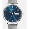 Daniel Wellington Damenuhren-Classic Day Display Sterling Arctic DW00100833
