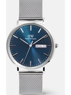 Daniel Wellington Damenuhren-Classic Day Display Sterling Arctic DW00100833