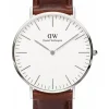 Daniel Wellington Herrenuhren-Classic St. Mawes Silver 40mm DW00100021