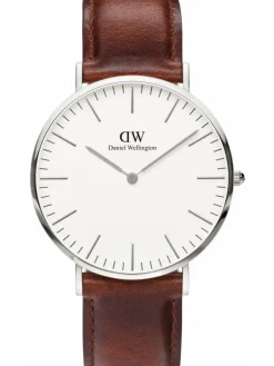 Daniel Wellington Herrenuhren-Classic St. Mawes Silver 40mm DW00100021