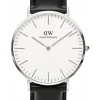 Daniel Wellington Herrenuhren-Classic Sheffield Silver 40mm DW00100020