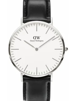 Daniel Wellington Herrenuhren-Classic Sheffield Silver 40mm DW00100020