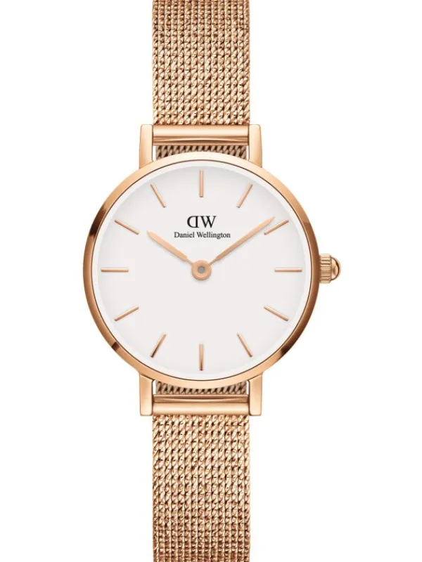 Daniel Wellington Damenuhren-Classic Petite Weiss Roségold DW00100447