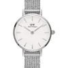 Daniel Wellington Damenuhren-Classic Petite Weiss Silber DW00100442