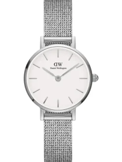Daniel Wellington Damenuhren-Classic Petite Weiss Silber DW00100442