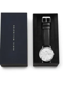 Daniel Wellington Damenuhren-Classic Day Display Sheffield silberf. DW00100832