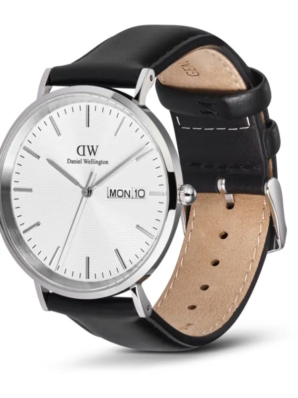 Daniel Wellington Damenuhren-Classic Day Display Sheffield silberf. DW00100832
