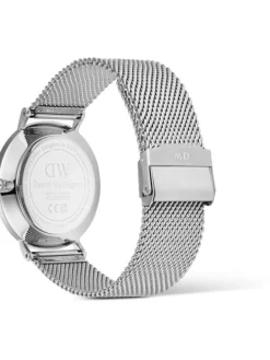 Daniel Wellington Damenuhren-Classic Day Display Sterling Arctic DW00100833