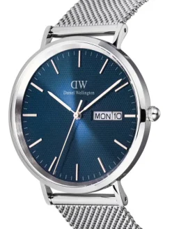 Daniel Wellington Damenuhren-Classic Day Display Sterling Arctic DW00100833