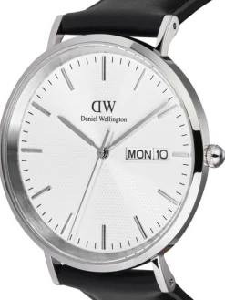 Daniel Wellington Damenuhren-Classic Day Display Sheffield silberf. DW00100832