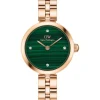 Daniel Wellington Damenuhren-ELAN Lumine 22mm Rosegoldf. Malachite DW00100721