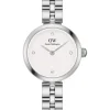 Daniel Wellington Damenuhren-Elan Lumine Silver 22mm DW00100716