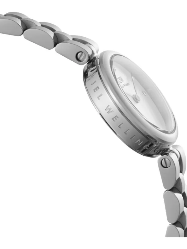Daniel Wellington Damenuhren-Elan Lumine Silver 22mm DW00100716