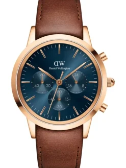 Daniel Wellington Herrenuhren-Iconic Chronograph St. Mawes Arctic roségoldf. DW00100639