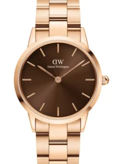Daniel Wellington Herrenuhren | Damenuhren-Iconic Link Amber 36 DW00100461
