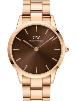 Daniel Wellington Herrenuhren-Iconic Link Amber 40 DW00100460