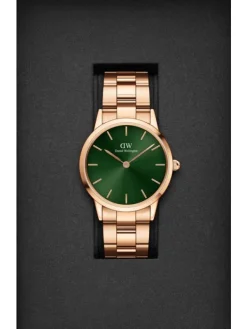Daniel Wellington Damenuhren-Iconic Link Emerald DW00100419