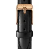 Daniel Wellington Uhrenarmbänder | Zubehör-Original DW Uhrenarmband - Sheffield schwarz, rosé DW002001-Sheffield