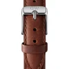 Daniel Wellington Uhrenarmbänder-Original DW Uhrenarmband - St Mawes braun, silber DW002002-St. Mawes