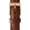 Daniel Wellington Uhrenarmbänder-Original DW Uhrenarmband - St. Mawes braun, rosé DW002001-St. Mawes