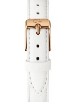 Daniel Wellington Uhrenarmbänder | Zubehör-Original DW Uhrenarmband - Bondi weiß, rosé DW00200-Bondi