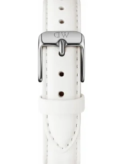 Daniel Wellington Uhrenarmbänder | Zubehör-Original DW Uhrenarmband - Bondi weiß, silber, 14 mm DW00200162