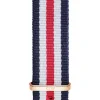 Daniel Wellington Uhrenarmbänder | Zubehör-Original DW Uhrenarmband - Canterbury Nato, rosé DW00200-Canterbury