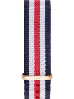 Daniel Wellington Uhrenarmbänder | Zubehör-Original DW Uhrenarmband - Canterbury Nato, rosé DW00200-Canterbury