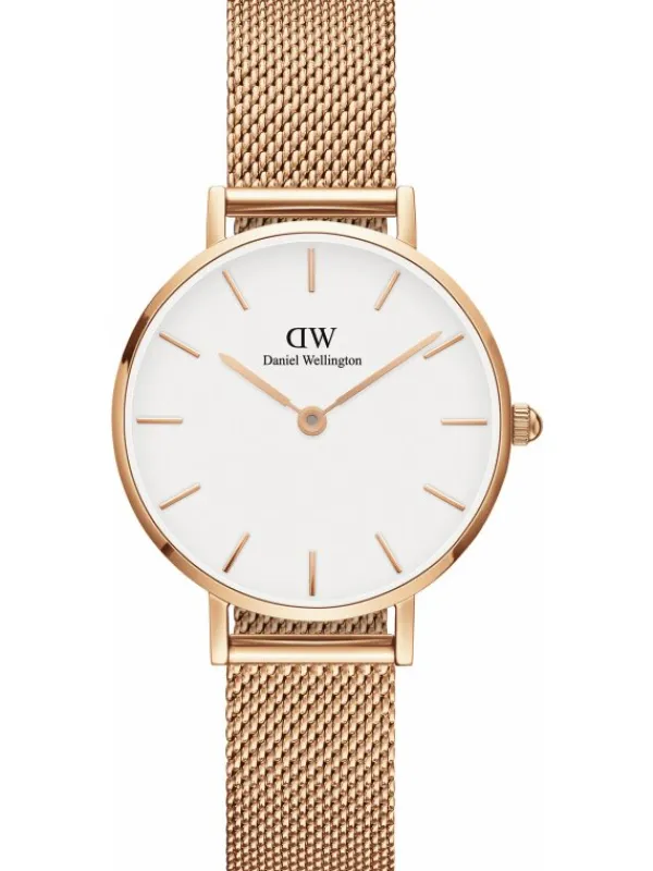 Daniel Wellington Damenuhren-Petite Melrose rosé 28mm white DW00100219