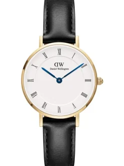 Daniel Wellington Damenuhren-PETITE Roman numerals 28 Sheffield G White DW00100686