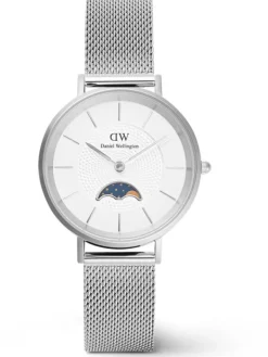 Daniel Wellington Damenuhren-PETITE MOONPHASE Milanese DW00100772
