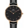 Daniel Wellington Damenuhren-Petite Sheffield rosé 28mm bl. DW00100224