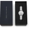Daniel Wellington Damenuhren-Petite Reflection Silver 28mm DW00100796