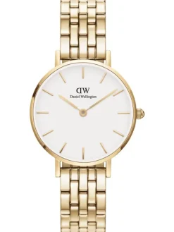 Daniel Wellington Damenuhren-PETITE LINK EVERGOLD DW00100614
