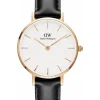 Daniel Wellington Damenuhren-Petite Sheffield rosé 28mm white DW00100230