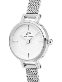 Daniel Wellington Damenuhren-PETITE MINI 19 mm weiß silberf. DW00100746