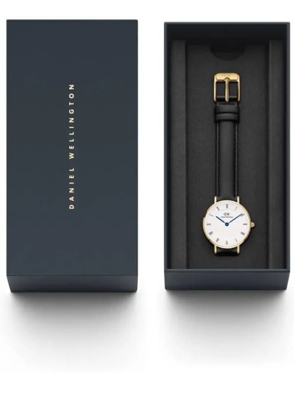Daniel Wellington Damenuhren-PETITE Roman numerals 28 Sheffield G White DW00100686