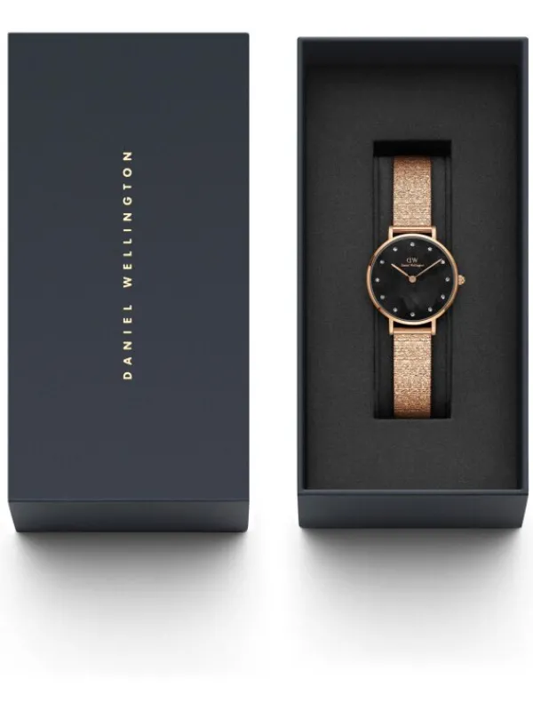 Daniel Wellington Damenuhren-Petite Lumine Pressed Piano Melrose 28mm DW00100591